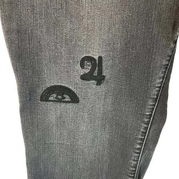 Torrid Black Jeans High Rise Ultra Skinny Size 20 Patchwork Moon Star Rhinestone - Picture 6 of 13